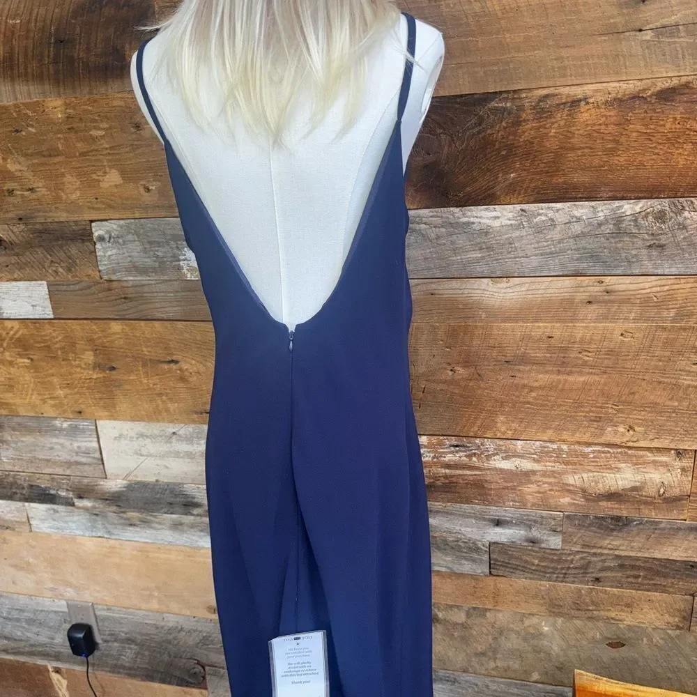 👗✨  Calvin Klein Navy Evening Gown ✨👗